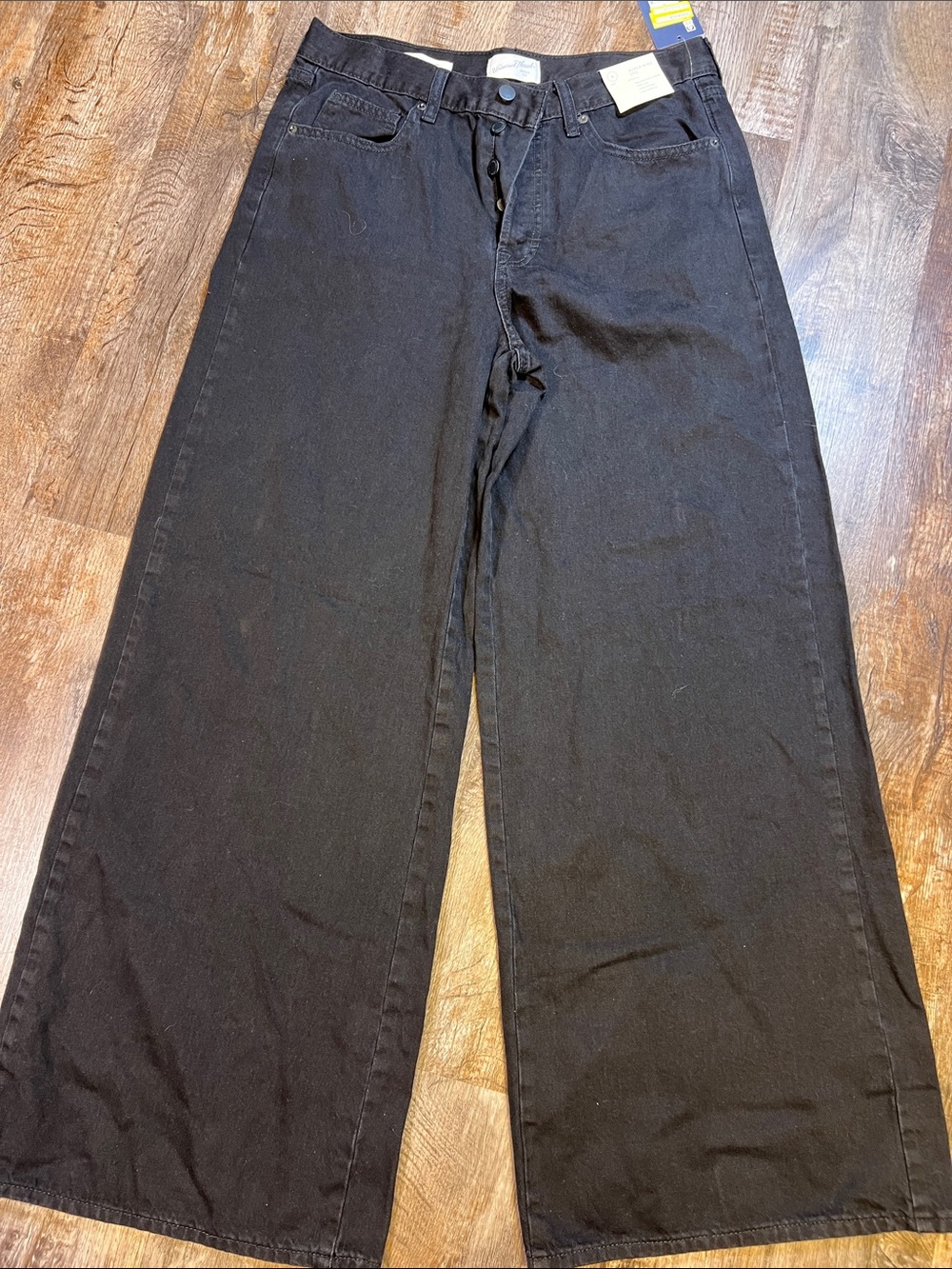Universal Thread Black Wide-Leg Women's Jeans